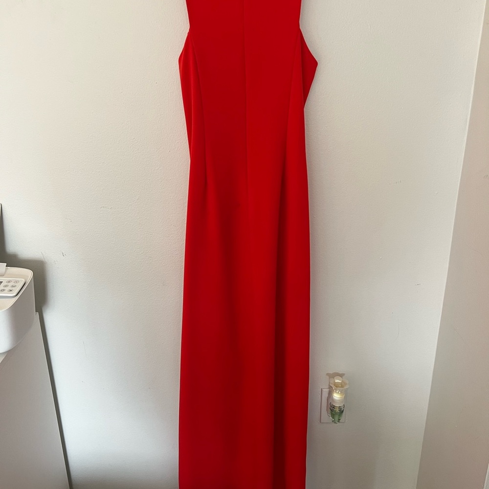 Red Halston Gown - Picture 5 of 5